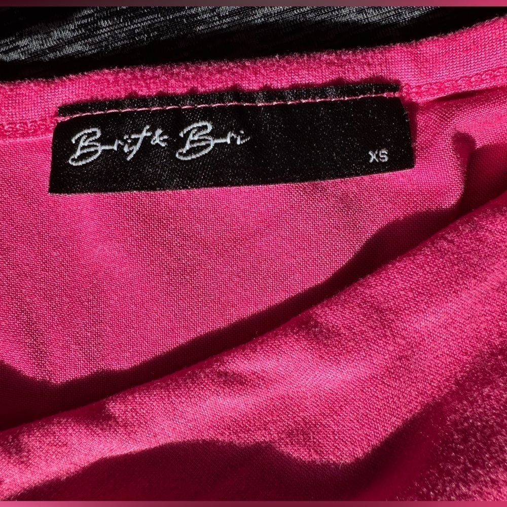 NWOT Pink Tank Crop Top size XS - Picture 5 of 5